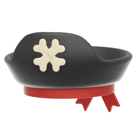 Sombrero pirata  3D Icon