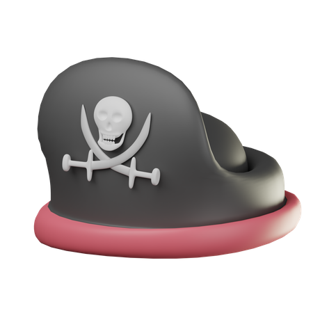 Sombrero pirata  3D Icon