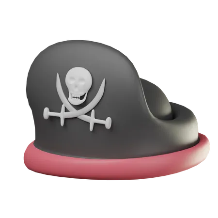 Sombrero pirata  3D Icon