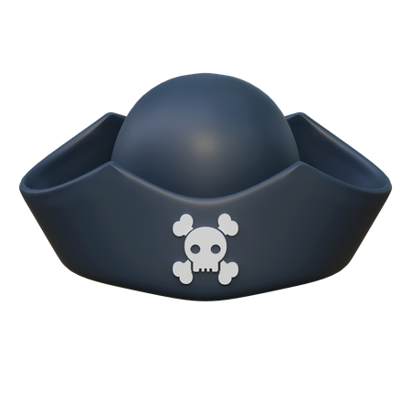 Sombrero pirata  3D Icon