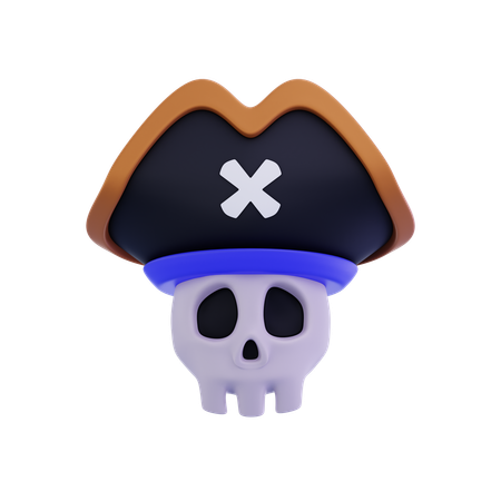 Sombrero de piratas  3D Icon