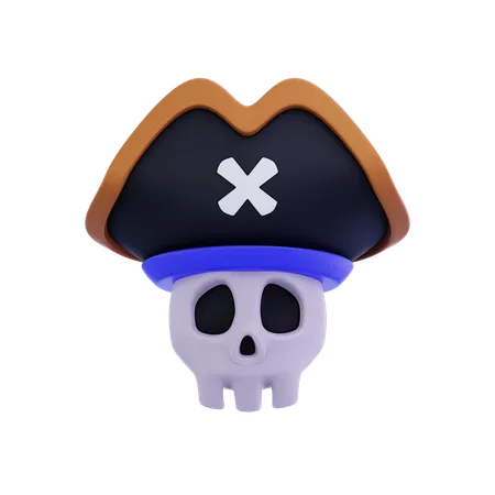 Sombrero de piratas  3D Icon