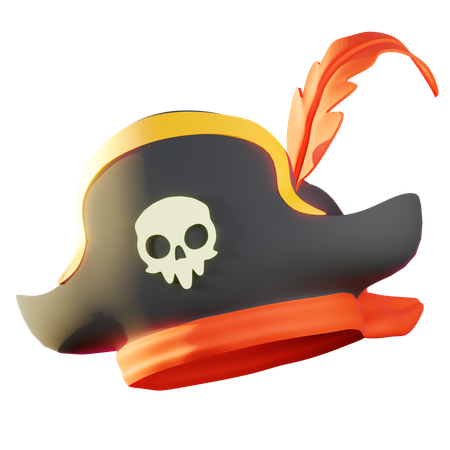 Sombrero de piratas  3D Icon