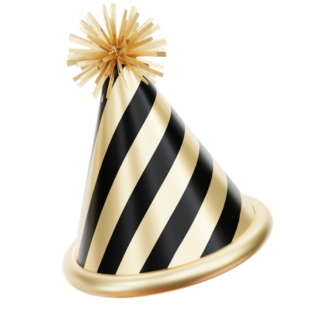 Sombrero a rayas  3D Icon