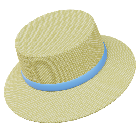 Sombrero redondo  3D Illustration