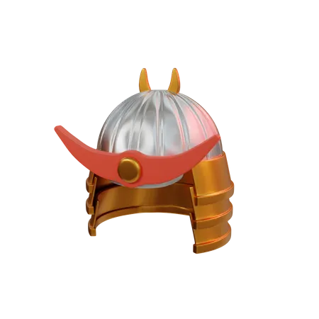 Sombrero samurái  3D Icon