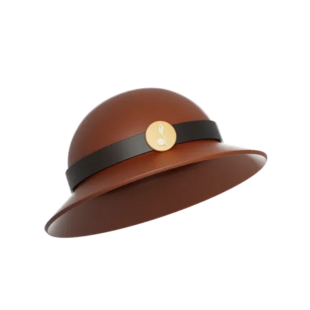 Sombrero femenino exploradores  3D Icon