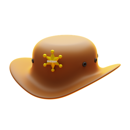 Sombrero de vaquero  3D Icon