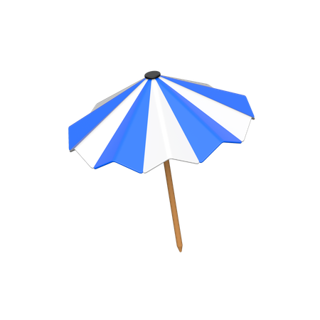 Sombrilla de playa  3D Icon