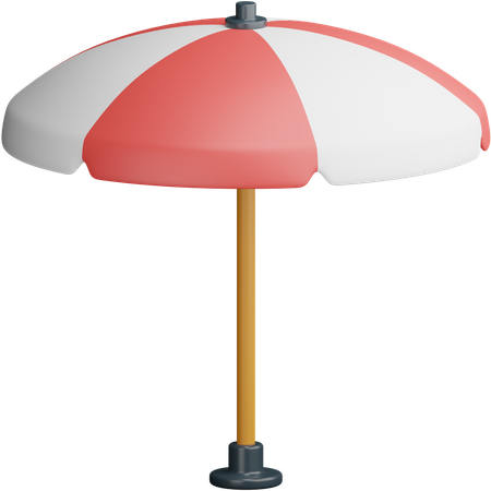 Sombrilla de playa  3D Icon
