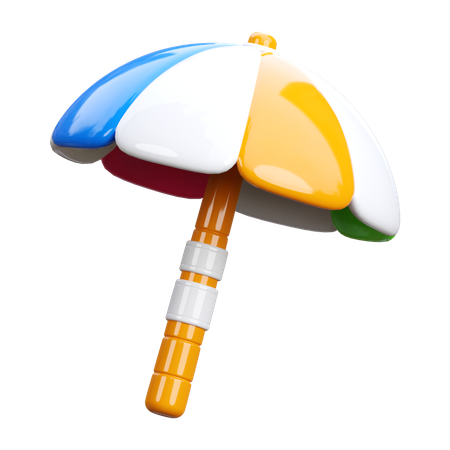 Sombrilla de playa  3D Icon