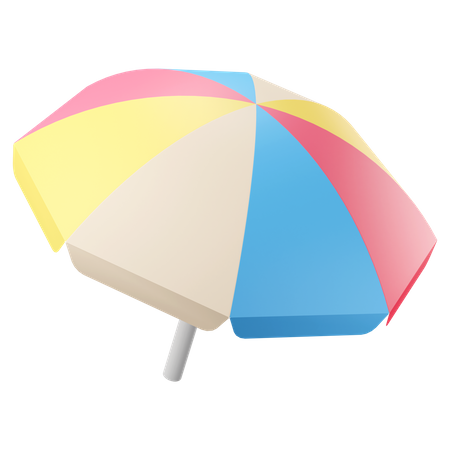 Sombrilla de playa  3D Icon