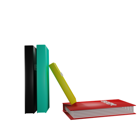 Some Of Books  3D Icon
