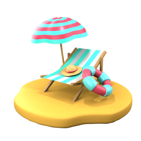 Sommerinsel  3D Icon