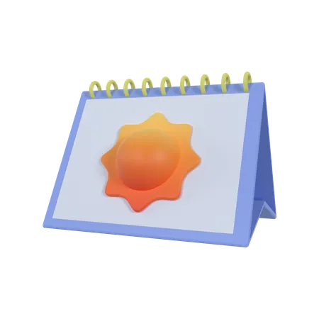 Sommerkalender  3D Icon