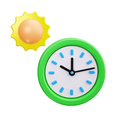 Sommerzeit  3D Icon