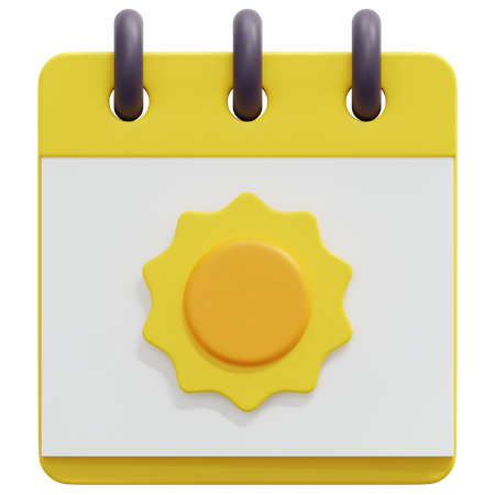 Sommerzeit  3D Icon