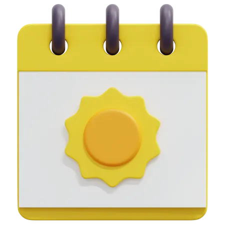 Sommerzeit  3D Icon