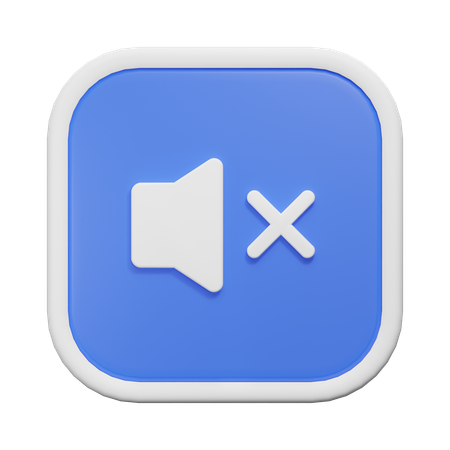 Son désactivé  3D Icon