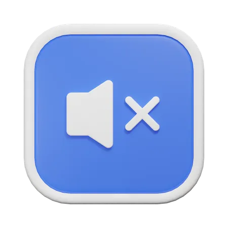 Son désactivé  3D Icon