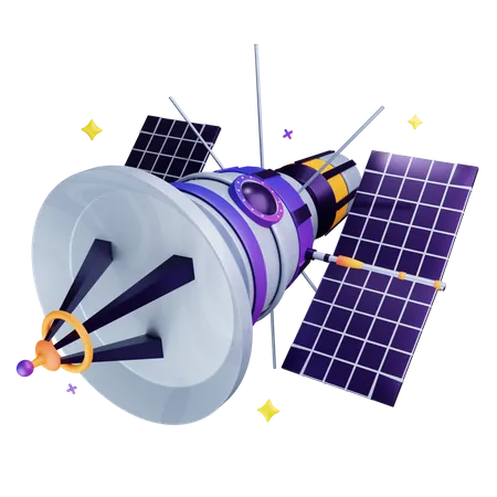 Sonda espacial  3D Icon