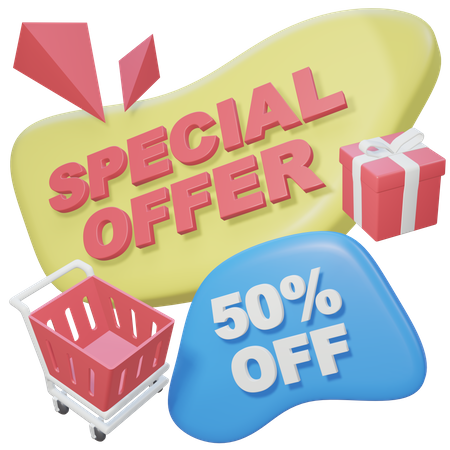 Sonderangebot  3D Illustration