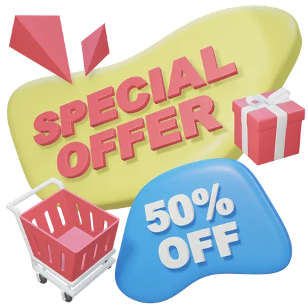 Sonderangebot  3D Illustration