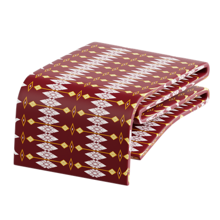 Songket Fabric  3D Icon