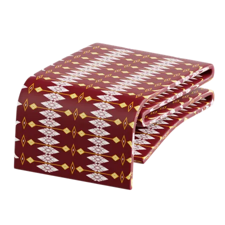 Songket Fabric  3D Icon