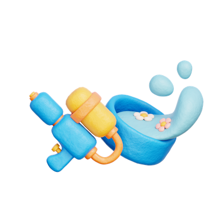 Songkran  3D Icon