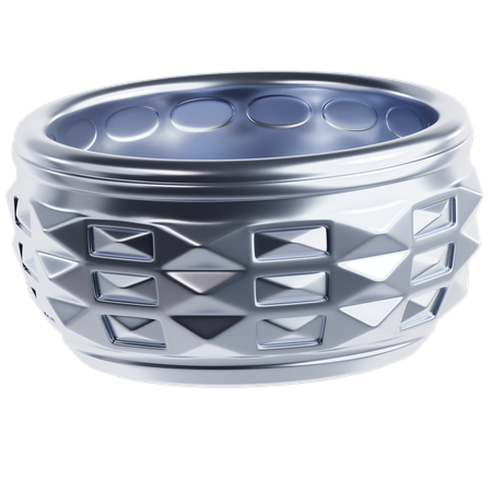 Songkran Silver Bowl  3D Icon