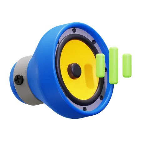 Sonido  3D Icon