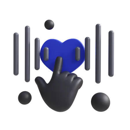 Sonido del corazón  3D Icon