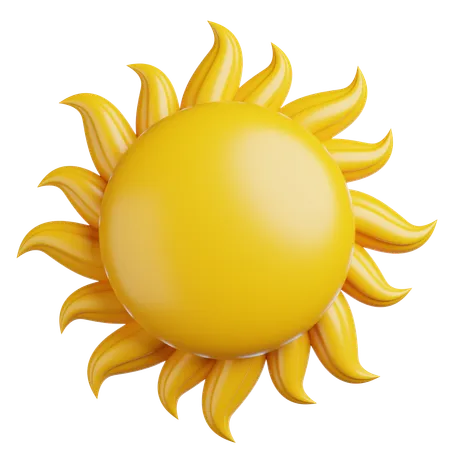 Sonne  3D Icon