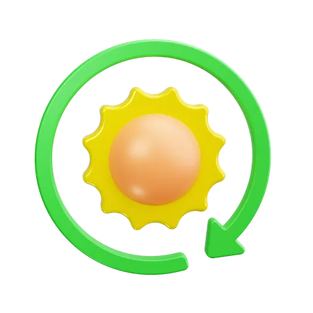 Sonne  3D Icon