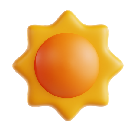 Sonne  3D Icon