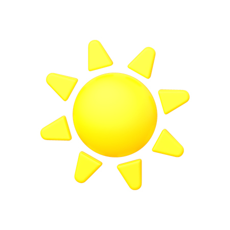 Sonne  3D Icon