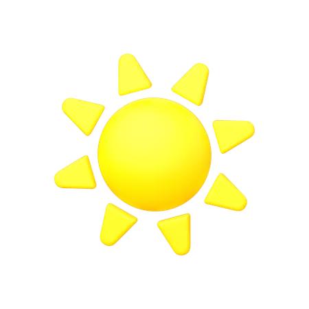 Sonne  3D Icon