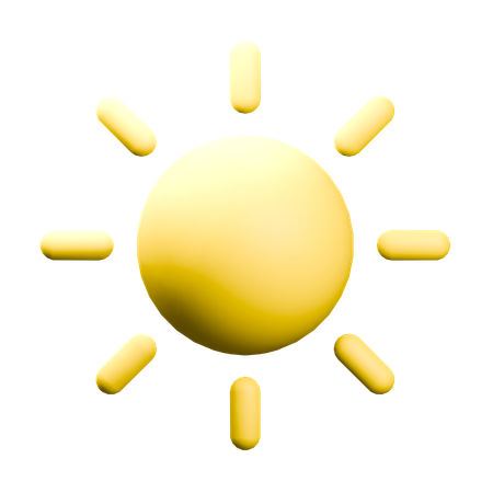 Sonne  3D Icon