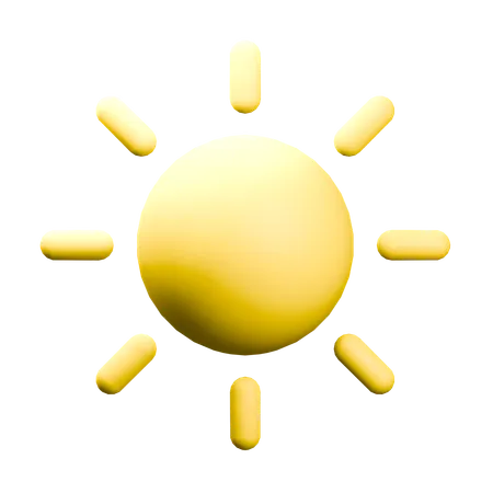 Sonne  3D Icon