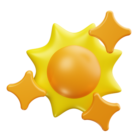 Sonne  3D Icon