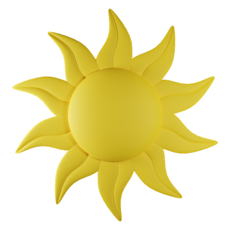 Sonne  3D Icon