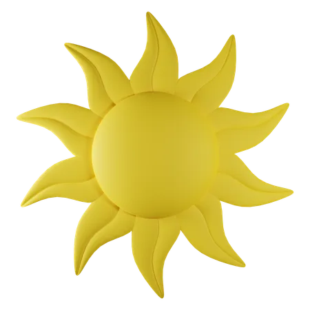 Sonne  3D Icon