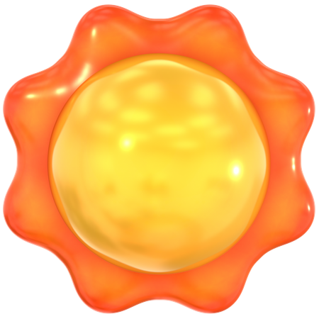 Sonne  3D Icon