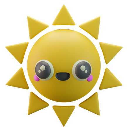 Sonne  3D Icon