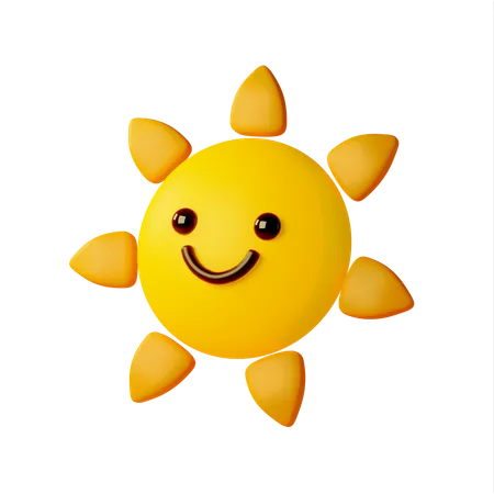 Sonne  3D Icon