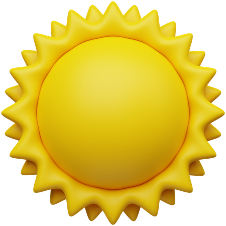 Sonne  3D Icon