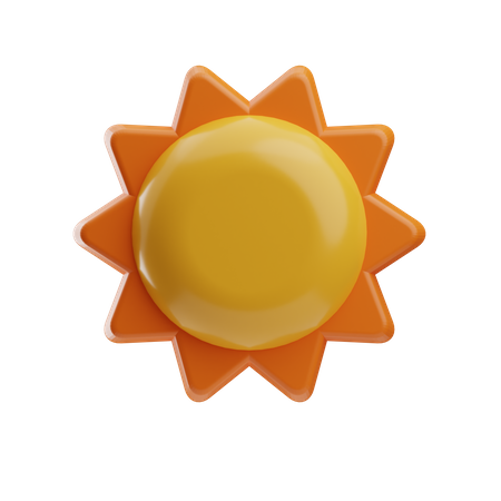 Sonne  3D Icon