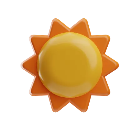 Sonne  3D Icon