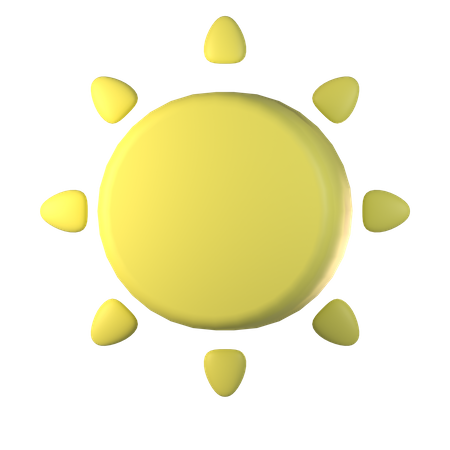 Sonne  3D Icon